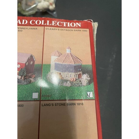 The Farmstead Collection O'Leary's Octagon Barn 1995 Figurine Farm Cottage Decor - Picture 14 of 14